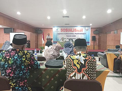 kegiatan sosilisasi jafung pustakawan 2022